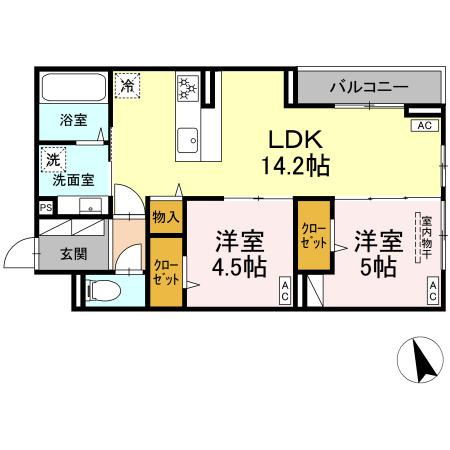 D-PRECIOUS武蔵野の間取り