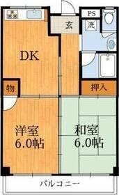 ホワイトピア中西の間取り