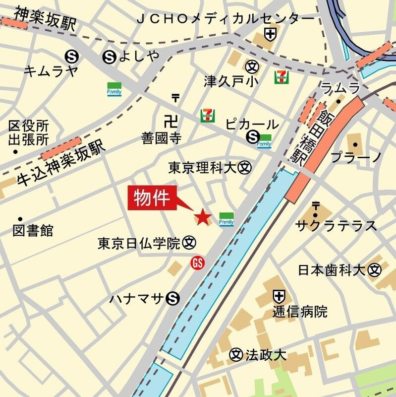 オークヒルスの地図