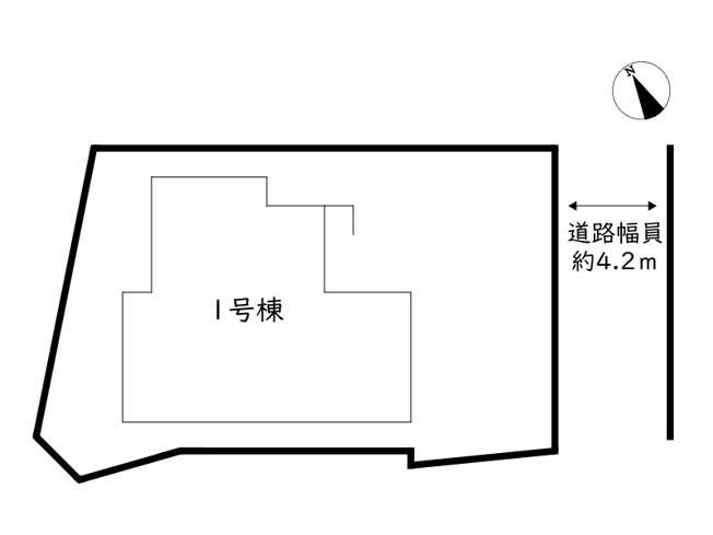 【区画図】 | 相生市那波本町／全1棟