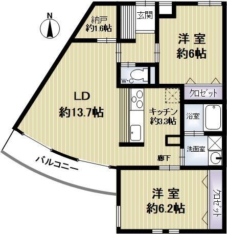 FaLaLa御影の間取り