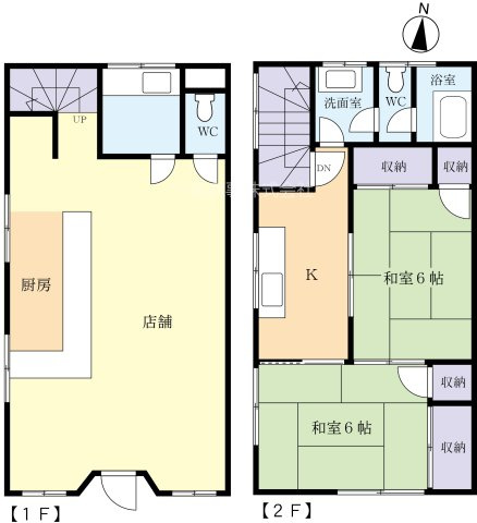 【間取り】 | 緑川貸店舗　