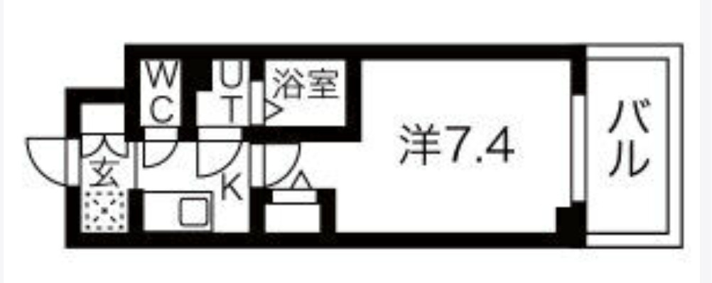 ファステート難波デラックスの間取り
