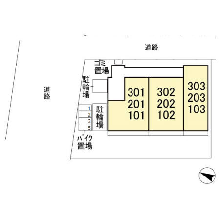 エスポワールの区画図