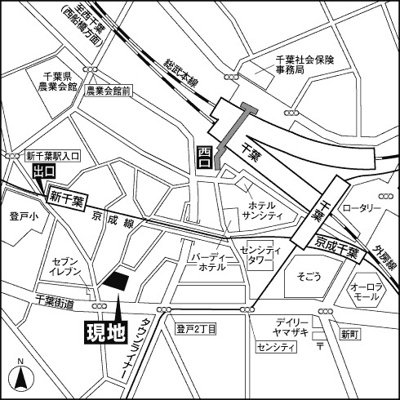 【地図】 | コスモレジデンス千葉登戸