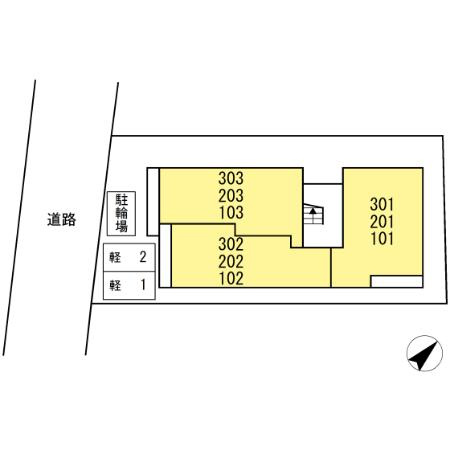 エスペランサ春岡の区画図