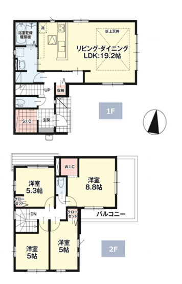 【間取り】 | 福岡市早良区野芥8丁目4期　1号棟（全1棟）【仲介手数料無料・0円】 | 平日、土日祝日もお好きな日時にご見学可能です。お気軽にお問合せ下さい。