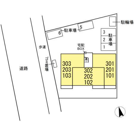サニーサイドの区画図