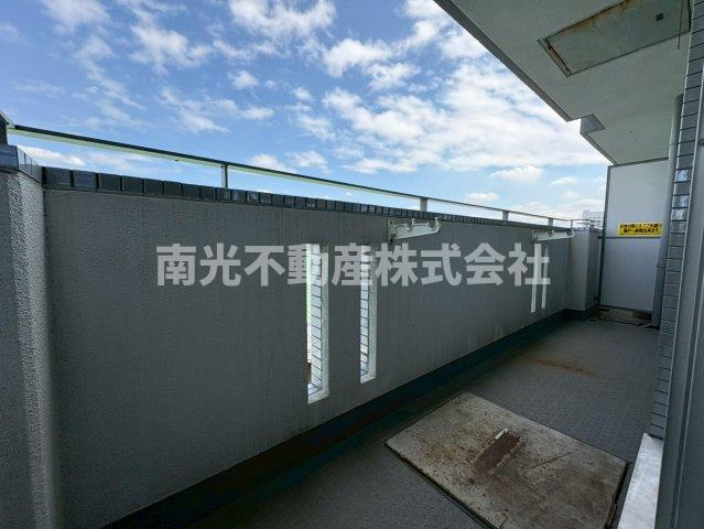 エトワールハイム川本のバルコニー