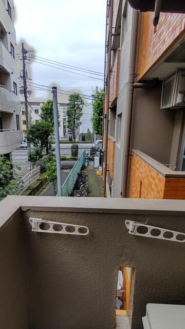 宝マンション常盤台のバルコニー