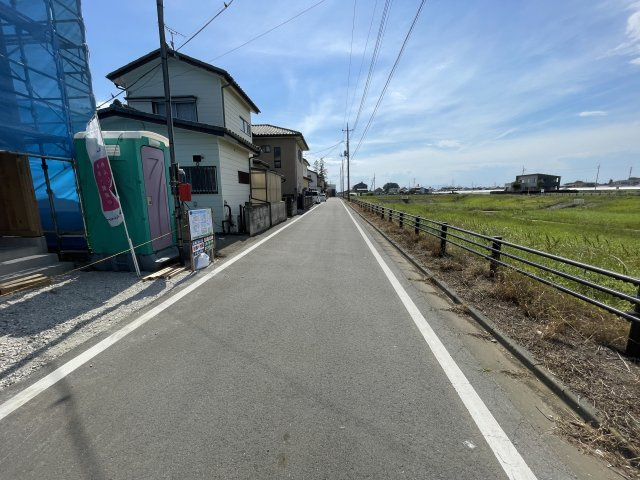 新築戸建・新築建売　太田市大原町第10　藪塚本町小学校・藪塚本町中学校の前面道路含む現地写真