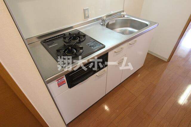 足立区六町４丁目の賃貸マンションのキッチン