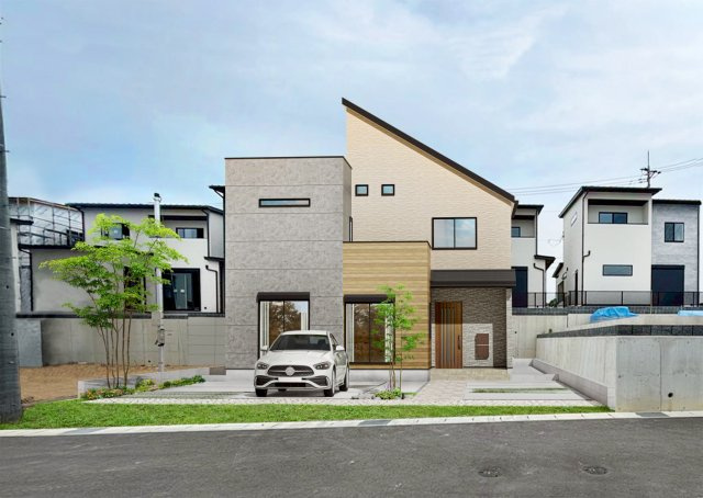 下関市富任町４丁目の売地の土地図＋建物プラン例|※ 建物プラン例