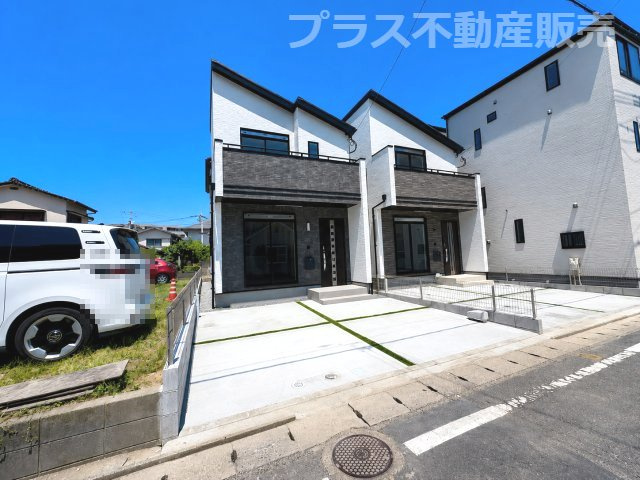 【外観】 | 春日市春日原東町4丁目　A号棟（全4棟）【仲介手数料無料・0円】 | 現地写真。同じ物件を見るなら、プラス不動産販売にお任せ下さい。