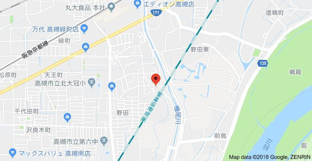 ハイツファミールB棟の周辺