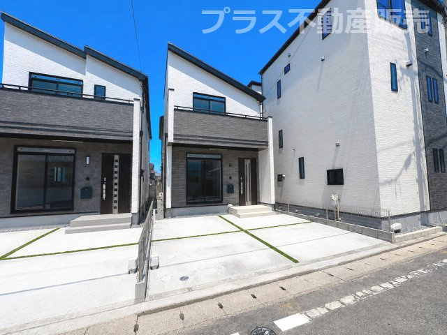 【外観】 | 春日市春日原東町4丁目　B号棟（全4棟）【仲介手数料無料・0円】 | 現地写真。同じ物件を見るなら、プラス不動産販売にお任せ下さい。