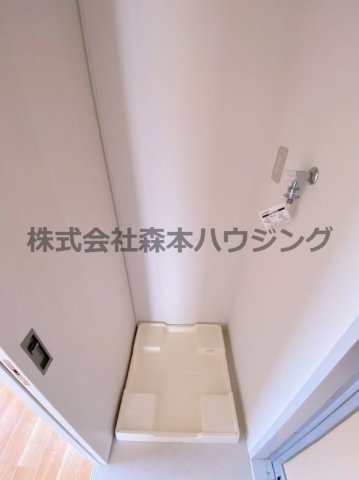 【設備】 | 　メゾン深野 | 室内洗濯機置き場です
