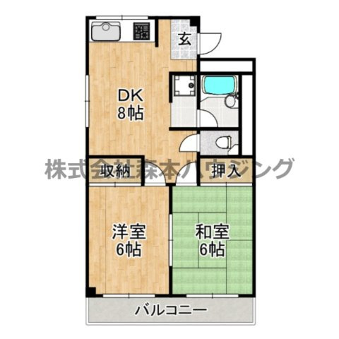 【間取り】 | 　メゾン深野