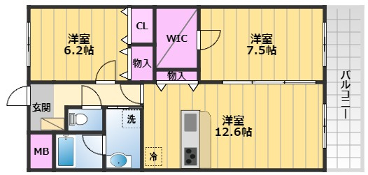 【間取り】 | ベルナードサーモス