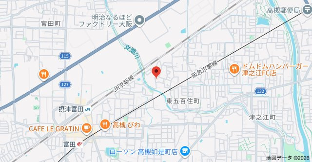 東五百住町戸建の地図