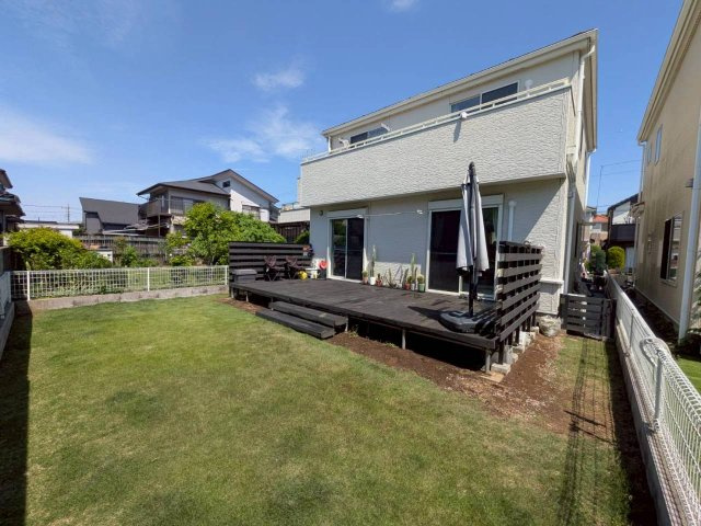 我孫子市湖北台１０丁目　中古戸建ての庭