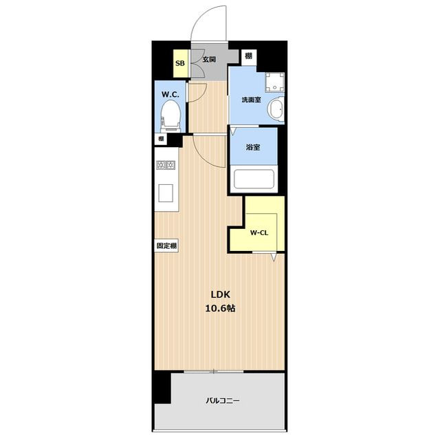 LIBTH空港通りの間取り