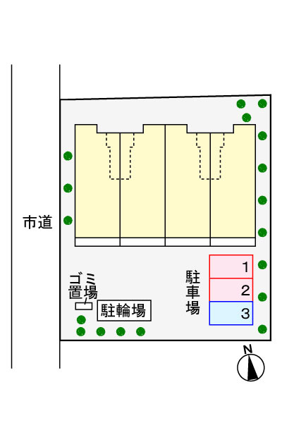 エトワール三鷹の区画図