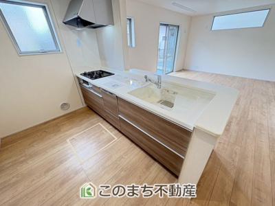 【キッチン】 | Livele Garden.S　加須市三俣1丁目　 | 人気の対面式キッチン☆料理をしながらご家族とコミュニケーションが取れます♪