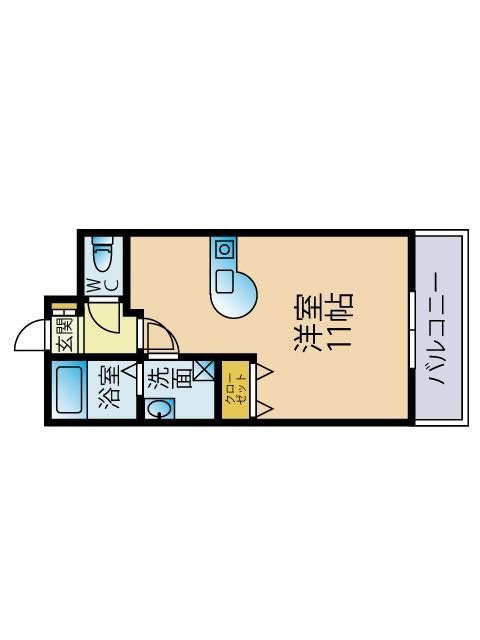 フォルビート博多の間取り