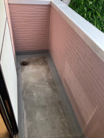 グローリーピアのバルコニー
