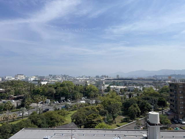 アルファスマート谷山緑地壱番館の展望|南方面の眺望です。