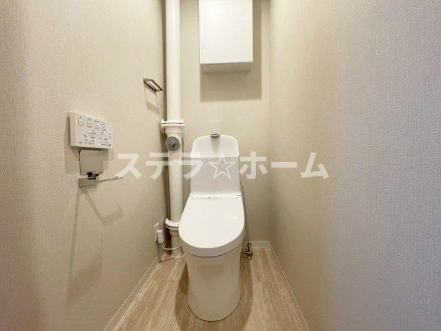 公社山田西第2次団地A8棟のトイレ|ゆったりとした空間のトイレです
