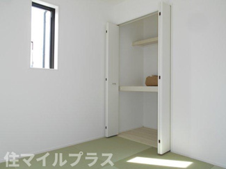 【和室】 | 郡山市安積町長久保3丁目新築一戸建て4棟 | 和室、ちょっとしたくつろぎスペースにいかがでしょうか