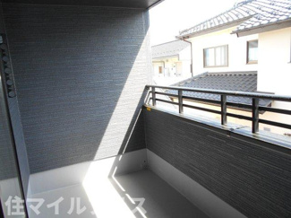 【バルコニー】 | 郡山市安積町長久保3丁目新築一戸建て4棟 | 落ち着いた時間を過ごせるバルコニーです