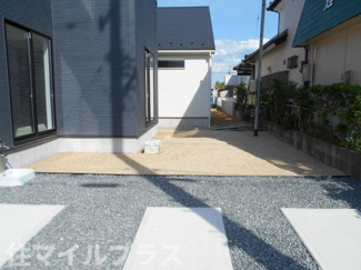 【庭】 | 郡山市安積町長久保3丁目新築一戸建て4棟 | 簡単な家庭菜園も楽しめるお庭です