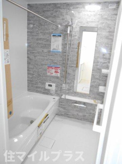 【浴室】 | 郡山市安積町長久保3丁目新築一戸建て4棟 | コンパクトで使いやすいお風呂です