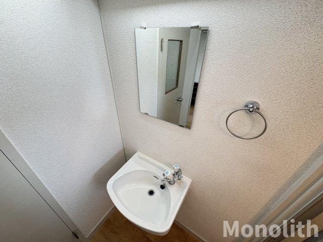 鶴山台2号棟の洗面所
