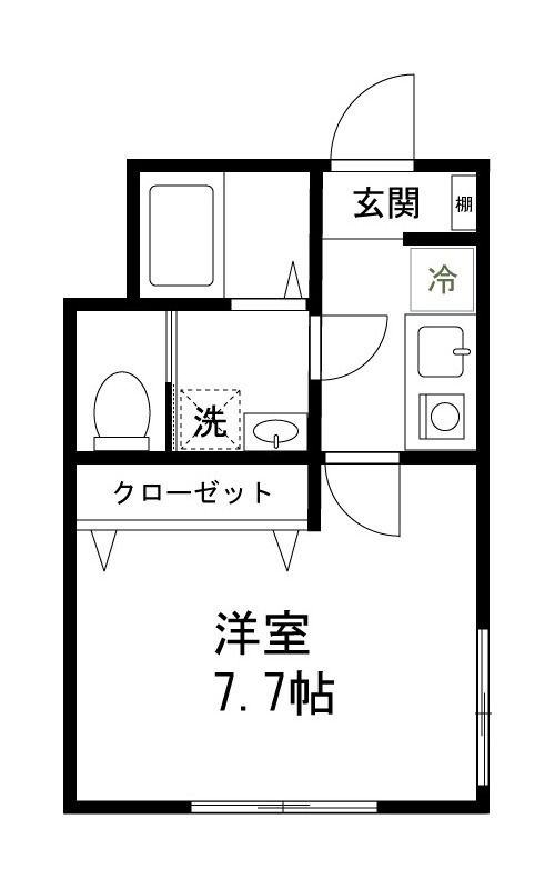 エンジェルの森北綾瀬の間取り|間取りです。