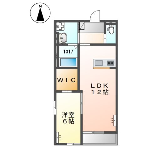 ボナール久保町の間取り