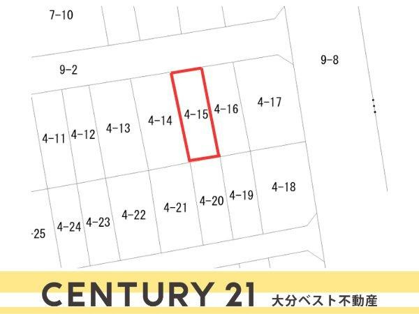 松原町二丁目　土地の土地図|※図面と現況が異なる場合は現況を優先させていただきます。
