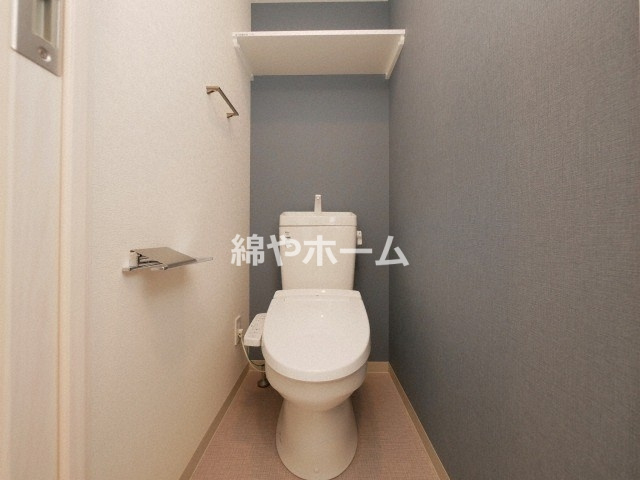 ソルテラス大阪城東のトイレ|コンパクトで使いやすいトイレです