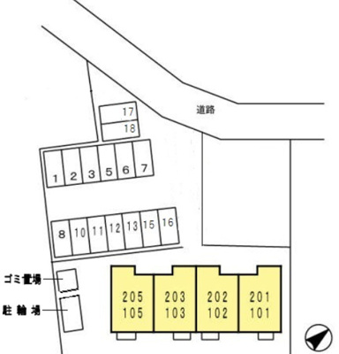 【区画図】 | クレールわかば | ☆神戸市垂水区　クレールわかば☆
