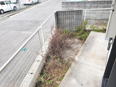 【バルコニー】 | クレール名谷 | 専用庭☆神戸市垂水区　クレール名谷☆