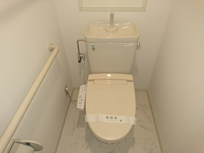 【トイレ】 | カーム淀川 | 清潔感のあるきれいなトイレです