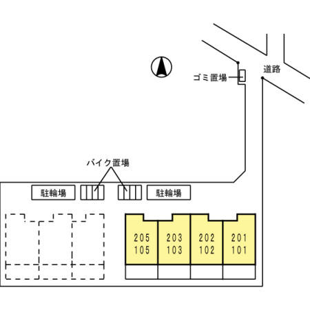 シテラデューズの区画図