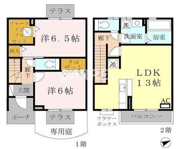 ローズコート神田の間取り