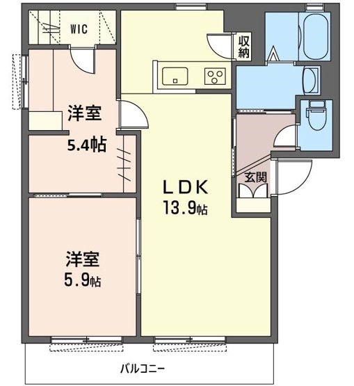 【間取り】 | イル・デ・パンB