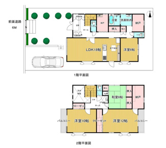 【間取り】 | 北白川小倉町　中古戸建【軽量鉄骨造★平成１１年築】