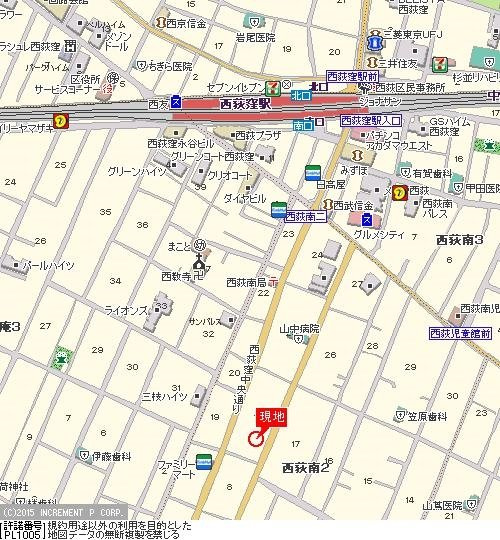 ウイング西荻南の地図
