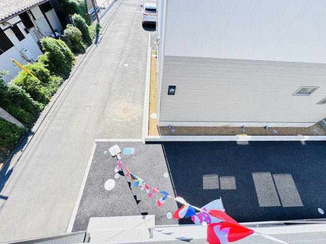 柏市光ケ丘２丁目新築戸建（光ケ丘第４）の展望|バルコニーより道路側眺望